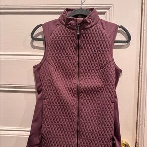 Peter Millar Quilted Vest in Plum